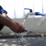 Realizan tareas de mantenimiento de perforación de agua en Av. 520 y 155