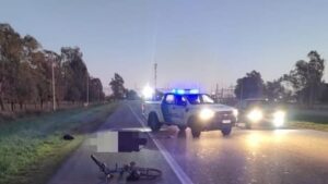 Accidente ruta 2 km 49 - murió ciclista
