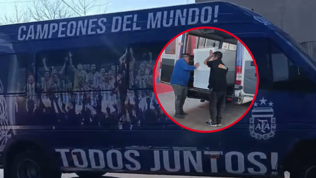 CAMIONETA AFA DONACIONES CLUB CORAZONES DE EL RETIRO
