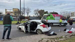 HOMBRE SE DURMIÓ Y CHOQUE EN 131 Y 54