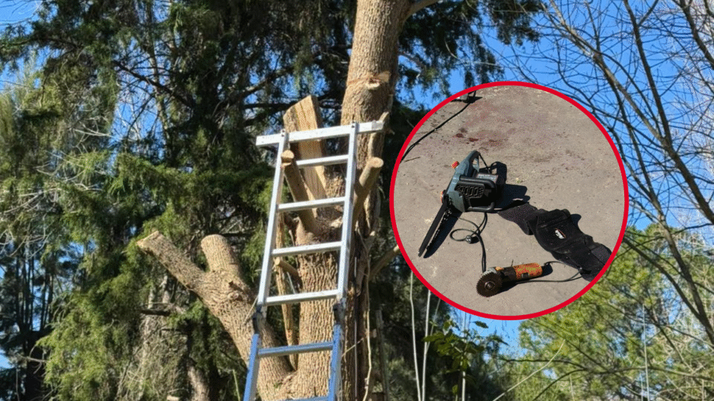 JUBILADO FALLECIÓ MIENTRAS PODABA UN ÁRBOL