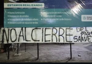 PARQUE SAAVEDRA -RECLAMO FERIANTES