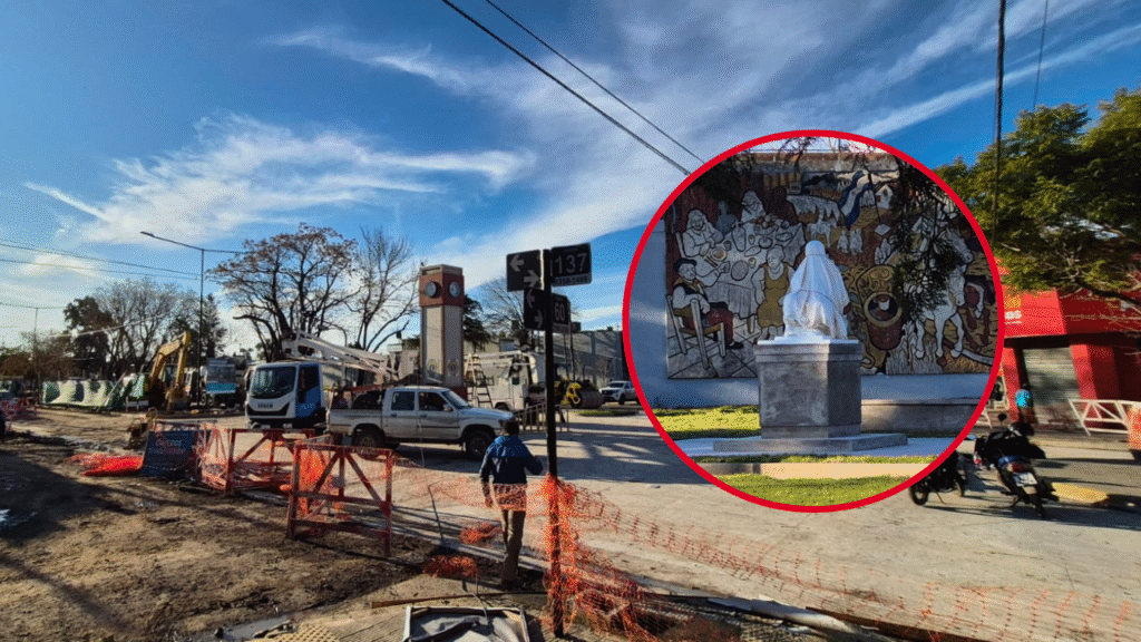 PLAZA MADRA 60 Y 137 RELOJ OBRA