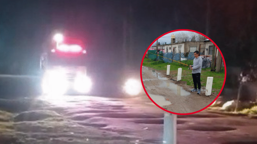 VECINO PESCANDO EN LA CALLE 93