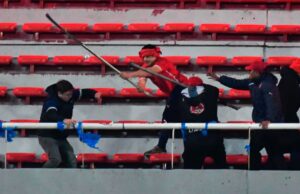 independiente - u de chile - heridos - pelea - incidentes
