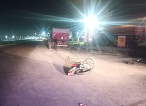 motociclista de 20 años murió tras chocar con una camioneta en Ruta 2