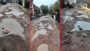 CALLES EN MAL ESTADO LOS HORNOS