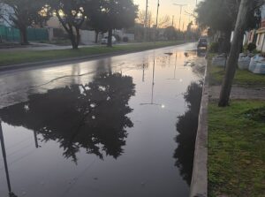 pérdida de agua en 143 desde 60 a 63 - Los Hornos
