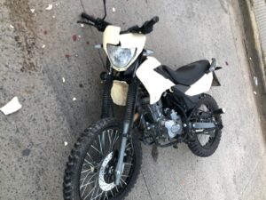 MOTOCICLISTA HERIDO - 520 Y 175 ROMERO