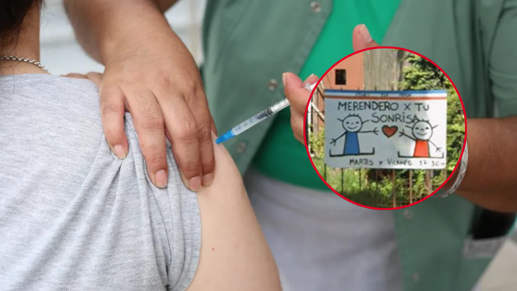merendero por tu sonrisa - los hornos - vacunacion - jornada salud