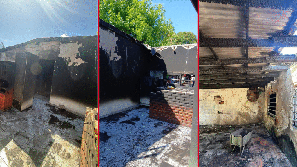 INCENDIO EN VILLA ELVIRA