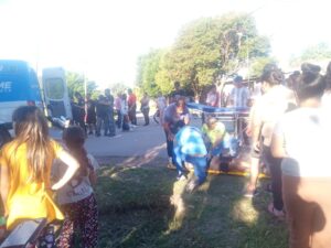 ACCIDENTE ENTRE MOTOS 211 Y 523