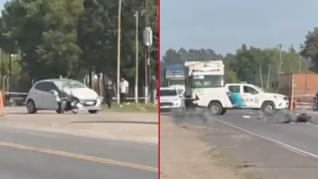 CHOQUE-Ruta 36 entre 420 y 425- MOTOCICLISTAS-FALLECIDOS