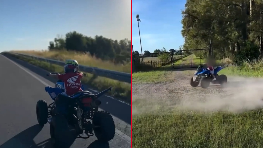 MENOR MANEJANDRO CUATRICICLO