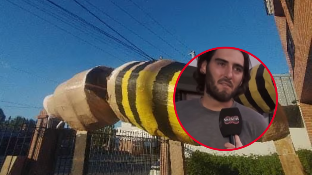 MUÑECO LA ABEJA EN AV 44 Y 140