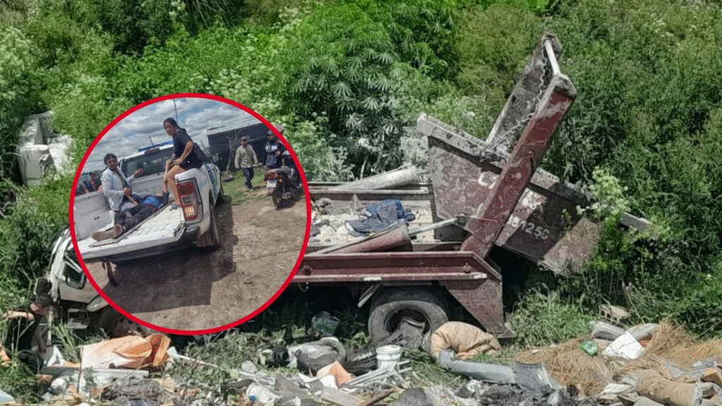 ACCIDENTE VUELCO ROMERO