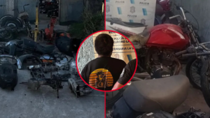 Clausuraron un taller mecánico en 525 entre 136 y 137