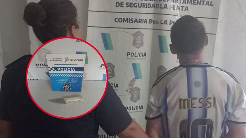 DETENIDO POR ATACAR A UN PASTOR CON ARMA BLANCA