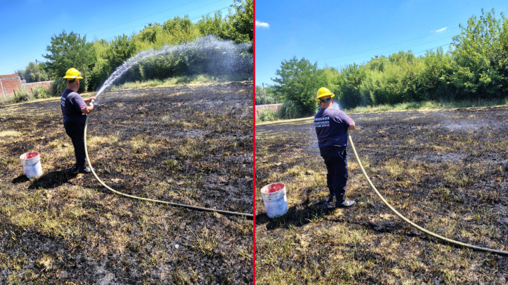 INCENDIO EN 413 Y 157