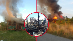 INCENDIO EN 73 Y 158