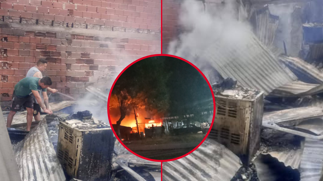 Una familia perdió todo tras un incendio en 148 y 72 y pide ayuda con ...