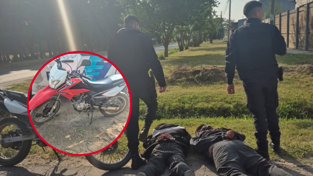 MENORES DETENIDOS POR ROBO DE MOTOS