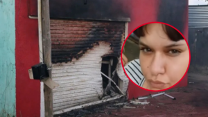 INCENDIO EN 57 ENTRE 152 Y 153