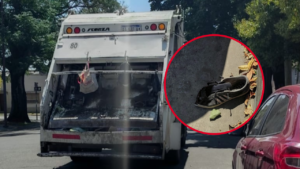 CAMIÓN RECOLECTOR ACCIDENTE TRABAJADORA