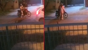 SECUENCIA ROBO DE MOTO LOS HORNOS