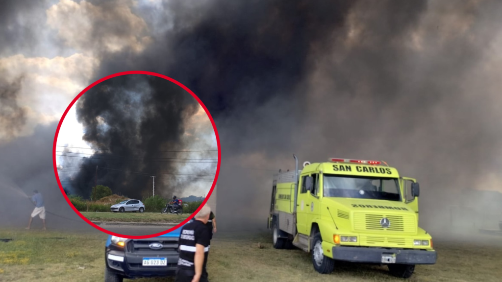 incendio BOMBEROS DE SAN CARLOS