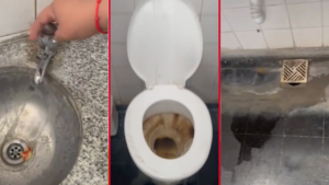 DENUNCIAN EL ESTADO DE LA ESCUELA 21 LOS HORNOS