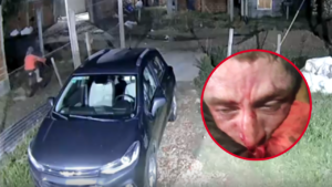 VECINOS REDUJERON A UN DELINCUENTE ENLOS HORNOS