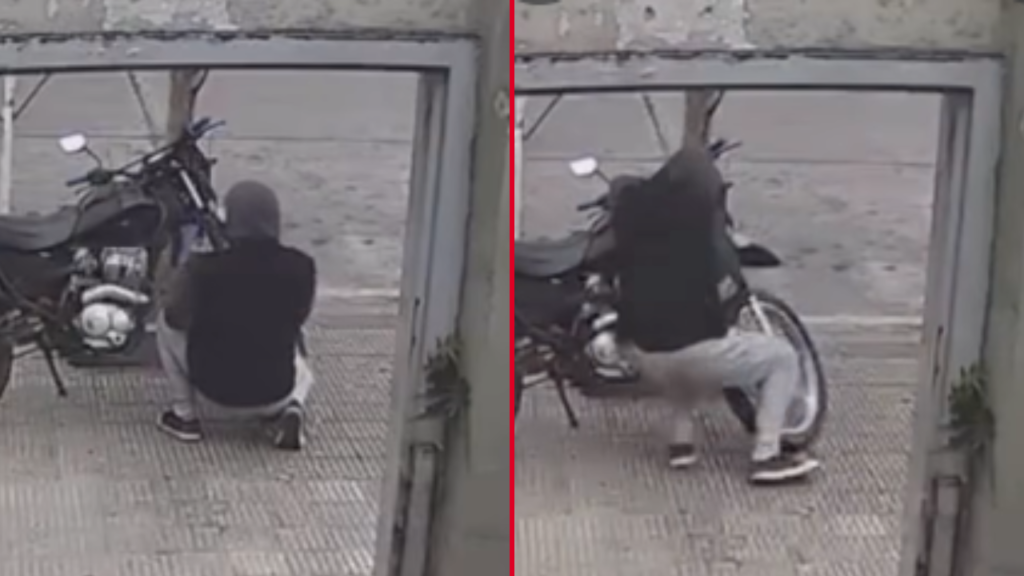 ROBARON UNA MOTO