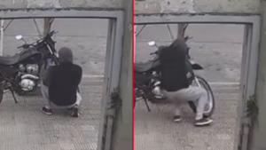 ROBARON UNA MOTO