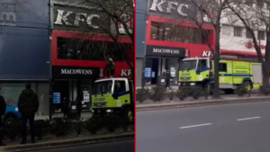 AVENIDA 7 - LOCAL KFC - INCENDIO- BOMBEROS