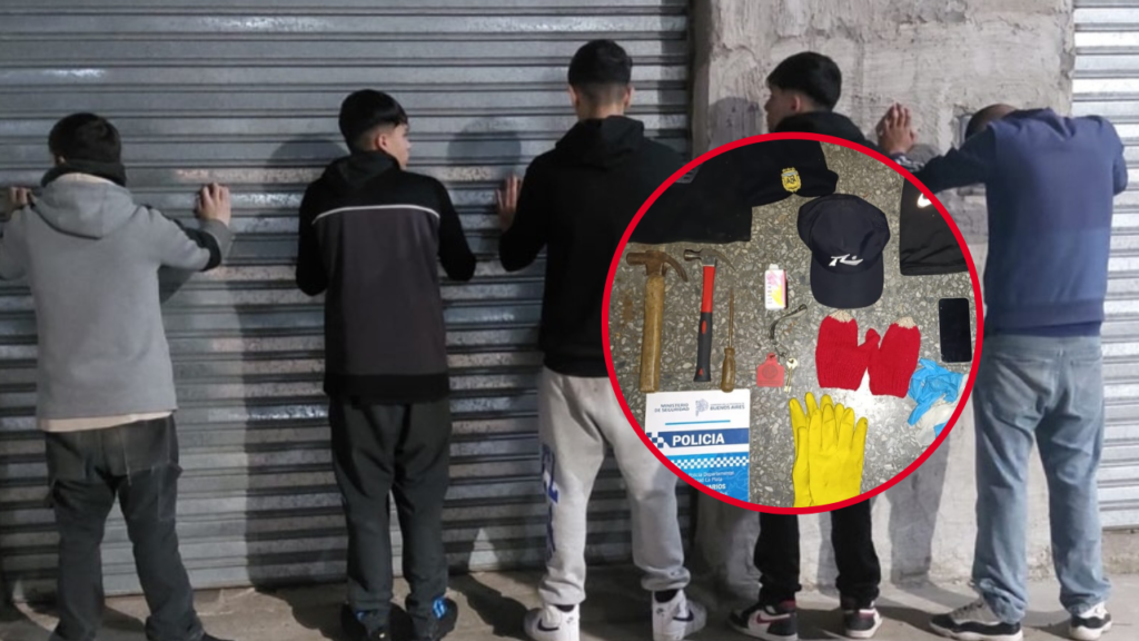 BANDA DE MENORES DETENIDOS