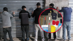 BANDA DE MENORES DETENIDOS