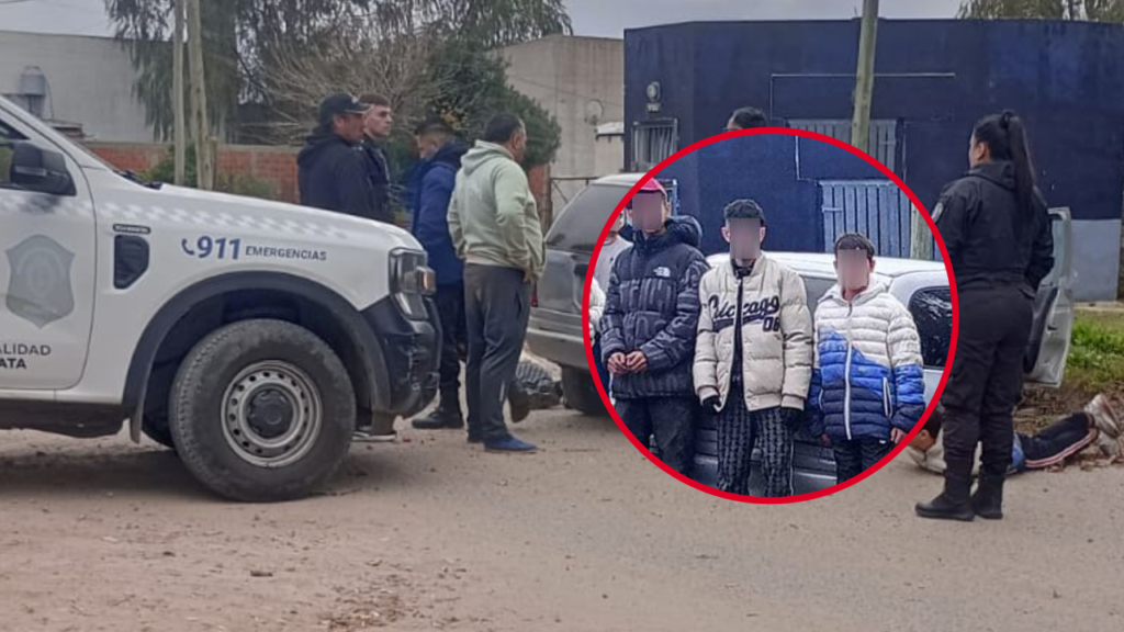 MENORES DETENIDOS PERSECUCIÓN POLICIAL