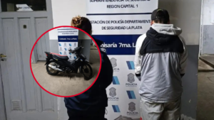 MOTO ROBADA RECUPERADA