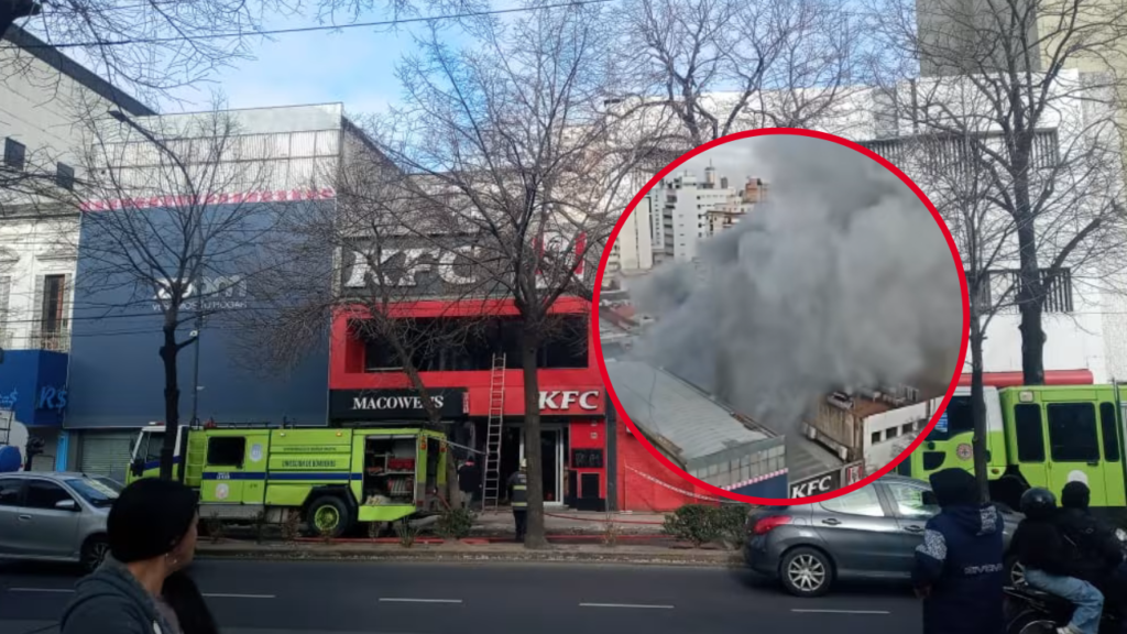 ORIGEN DEL INCENDIO EN KFC