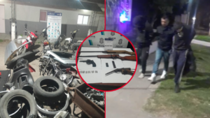 operativo-detenidos-city-bell-comisaría-decima-banda-autopartes-armas