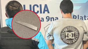 DETENIDO POR APUÑALAR A SU PAREJA