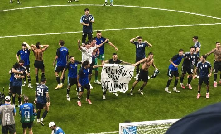 BANDERA DE MALVINAS EN EL MUNDIAL