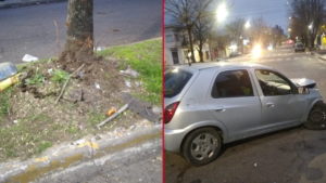 Fuerte accidente en 7 y 75