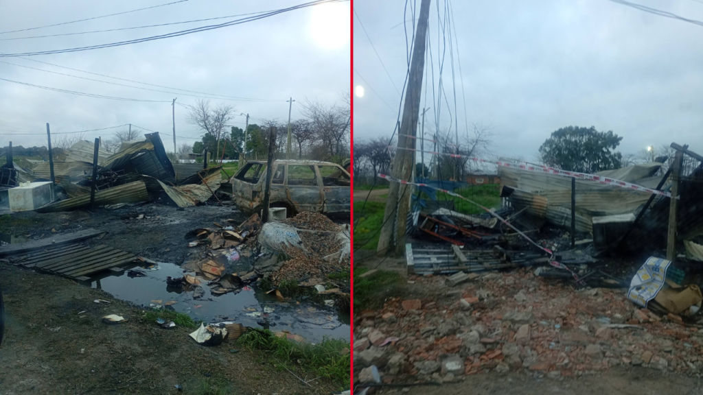 calle 420 y 238 - incendio- el peligro