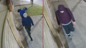 Comerciantes de 143 entre 64 y 65 en alerta ladrones intentaron forzar un garaje para entrar a robar