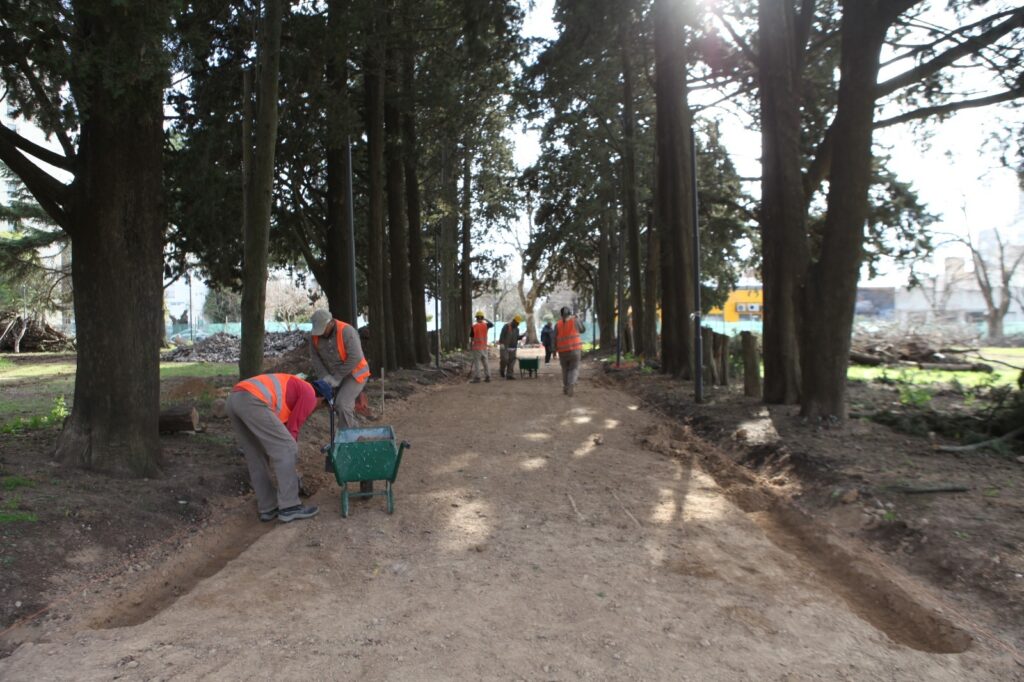 OBRAS EN EL PARQUE SAAVEDRA