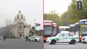 corte-transito-taxistas-la-plata-protesta