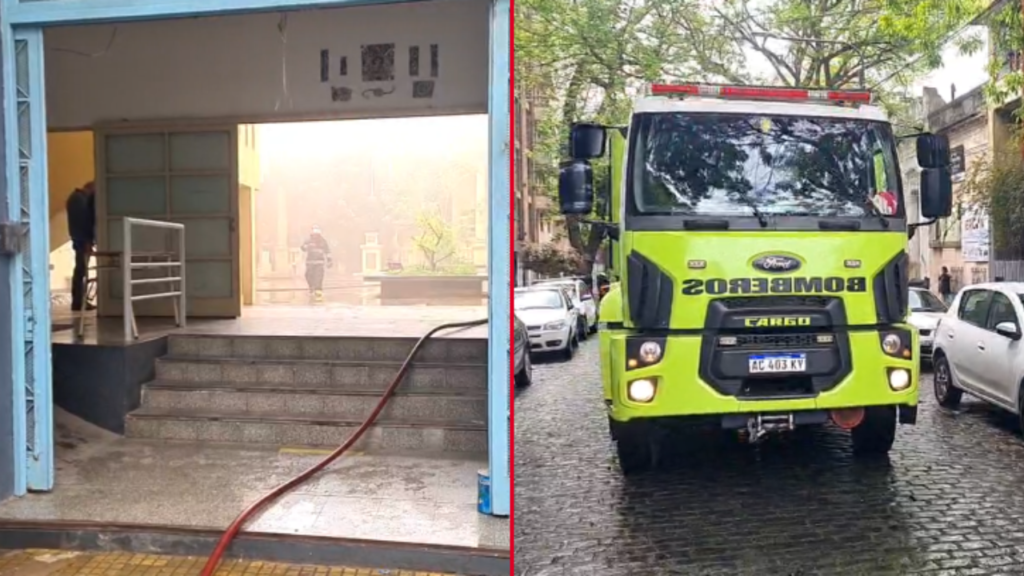 Escuela de Educación Media N° 31 - incendio - la plata