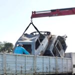 Retiraron vehículos abandonados en Altos de San Lorenzo, Melchor Romero, Los Hornos y Tolosa
